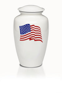 adult cremation urn alloy urn american flag UUAB0077 1
