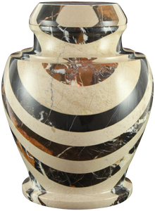 adult cremation urn marble urn cameo black UUAB0197 1