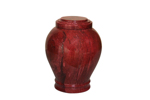 adult cremation urn marble urn red UUAB0195 1