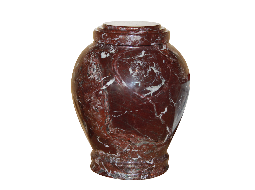 adult cremation urn marble urn red zebra UUAB0174 1