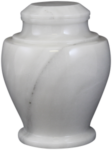 adult cremation urn marble urn white UUAB0170 1