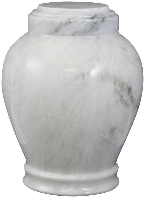 adult cremation urn marble urn white UUAB0175 1